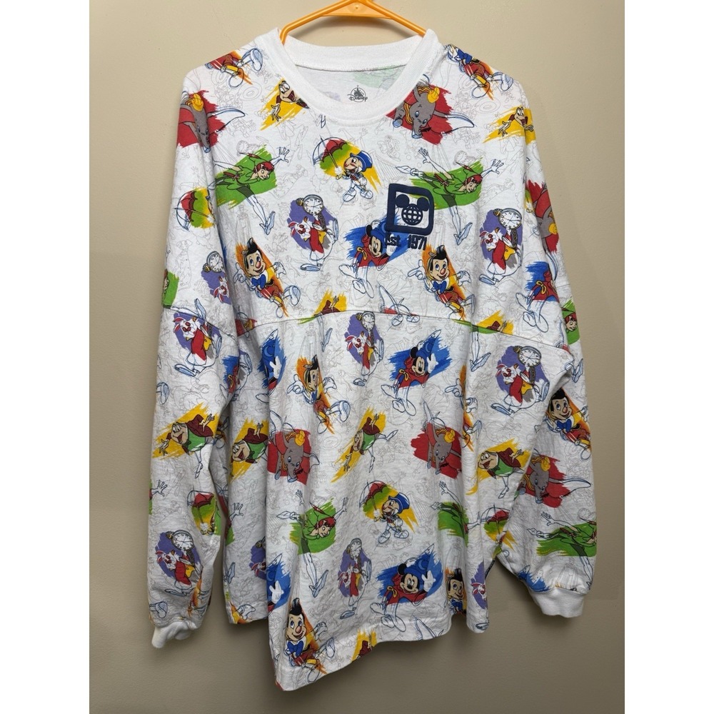 Walt Disney World Spirit Jersey Sweatshirt With Size Xl